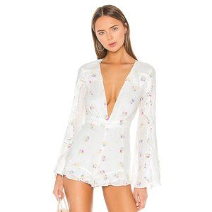 Majorelle Devon Romper in White Multi (D4)